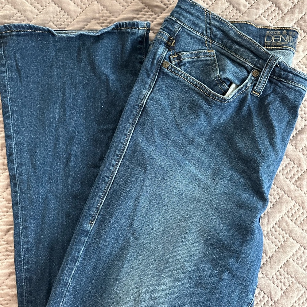 Blue Denim Rock & Republic Bootcut Jeans